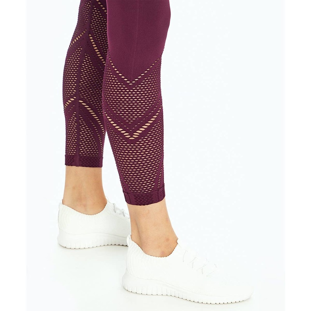 Marika 2PK Fishnet Panel Melanie Leggings Set - Picture 2 of 9